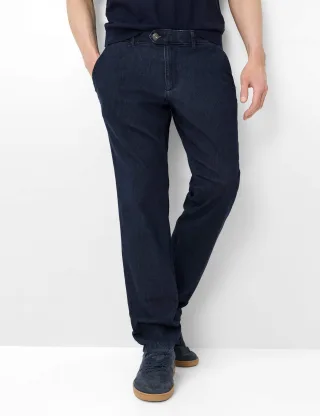 Eurex by Brax Herren Flatfrontjeans Style JIM DARK BLUE, denim dunkelblau, Gr. 35U