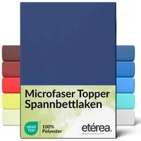 etérea Himmlische Qualität Spannbettlaken etérea Microfaser Topper Spannbettlaken, Microfaser, Gummizug: rundum, (1 Stück)