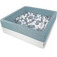 Ajababy Bällebad-Bälle Bällebad XXL Luxus Bällebad Bällepool 90x90x40 mit 200 Bällen