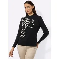 creation L Strickpullover Pullover Langarm Feinstrick, Jersey