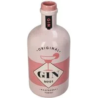 Kersten BV Dekovase Deko Vase Keramik Rosa - Original Raspberry Gin (1 St), 21 x 9,5 x 9,5 cm