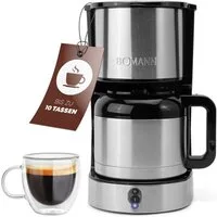 BOMANN Filterkaffeemaschine KA 6066 CB, mit Thermoskanne für 8–10 Tassen Kaffee