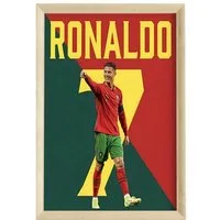 JUSTGOODMOOD Poster ® Christiano Ronaldo 7 Portugel · Fußball · ohne Rahmen, Poster in verschiedenen Größen verfügbar, Poster, Wandbild