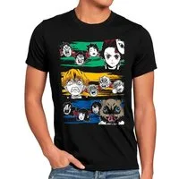 style3 T-Shirt Demon Trio anime japan manga demon slayer