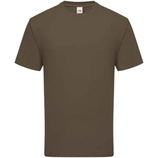 Fruit Of The Loom Herren Premium T-Shirt (Dunkelbraun)