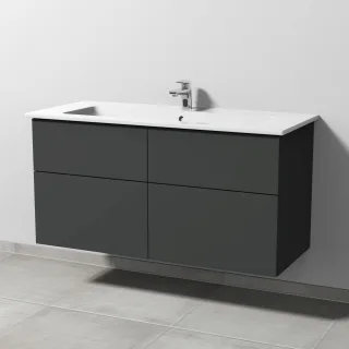 Sanipa 3way Keramik-Set Keramik-Waschtisch und Unterbau (SP327) SP3271B