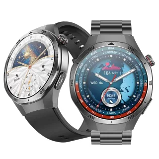 ET456 1.56inch AMOLED Display ECG Intelligent Micro Physical Examination NFC Voice Assistant bluetooth Call Heart Rate B