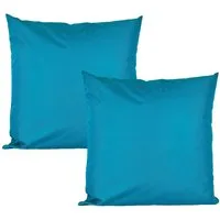 JACK Kissenbezüge 2er Set 50x50cm Outdoor Wasserfest, (2 Stück), 2x Kissenhülle, strapazierfähig, wasserabweisend, Innen & Außen
