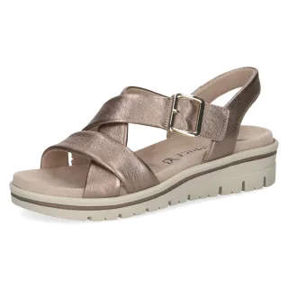 CAPRICE - Da.-Sandalette taupe metallic - Gr. - 41