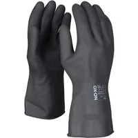 OX-ON Chemikalien-Schutzhandschuhe OX-ON Chemikalienschutzhandschuhe Comfort 6300, schwarz Größe (9/L), 1
