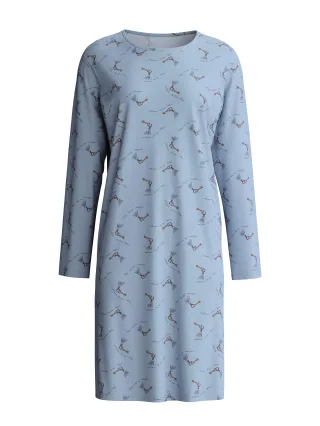 CALIDA - DAMEN Nachthemd dusty grey - Gr. - XL