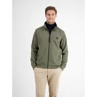 LERROS Sweatjacke mit Stehkragen und Reißverschluss