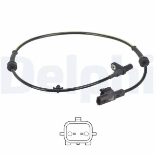 Delphi ABS-Sensor hinten rechts Nissan Qashqai 2 SS21257-12B1
