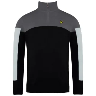 Lyle & Scott Moffat Golfmenschen wahrer schwarzer Pullover