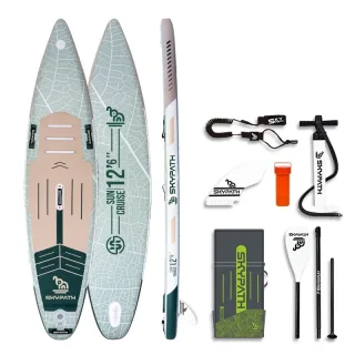 WaveRite 381*84*15CM Inflatable Stand Up Paddle Board Foot Pedal Design Load Capacity up to 200kg Ultra-Light SUPBoard F