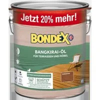Bondex Holzöl Bangkirai-Öl 3 Liter Sondergebinde, für Terassen und Möbel