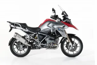 Sport Auspuff BOS Desert Fox Edelstahl matt BMW R 1200 GS / Adventure Bj. 2013-2016 EURO-3 +ABE