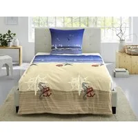 Irisette Bettwäsche Easy 8163, Seersucker, 2 teilig, pflegeleicht und bügelfrei