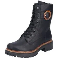 Rieker Winterstiefelette Schnürboots, Schnürstiefelette, Profilsohle, mit Innenreißverschluss