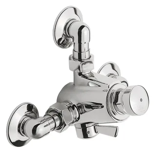 Tres Zeitgeschaltete Wandarmatur für Dusche mit Temperaturwähler , 112162 112162