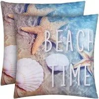 Bestlivings Dekokissen Outdoor Garten/Terrasse 45x45 cm, Polyester, wasserabweisend, Füllgewicht ca. 330 g, Reißverschluss