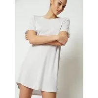Skiny Sleepshirt Night In Mix & Match bequem, weich, locker, stylisch, kurzärmlig, Viskosenmix