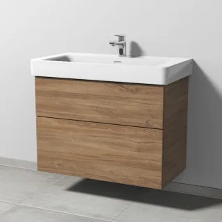Sanipa 3way Waschtischunterbau zu Laufen Pro S Waschtisch mit 2 Auszügen, Eiche-Kansas SM76959