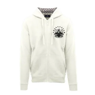 Aquascutum - Hoodie mit durchgehendem Reißverschluss für Herren, leger (Butterfarben)