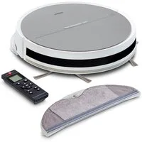 Medion® Saugroboter MEDION MD18035 ‎E35 SW Saugroboter mit Wischfunktion Gyro- Navigation, beutellos