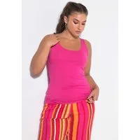 Studio Untold Longtop Basic-Top weiter Ausschnitt Stretchjersey