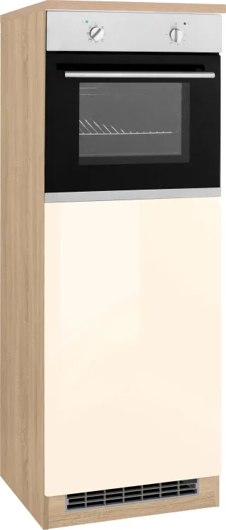 KOCHSTATION Backofenumbauschrank "KS-Virginia" 165 cm hoch, 60 cm breit, Nische für Ofen B/H/T: 56/59/55 cm, 1 Tür