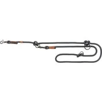 TRIXIE Hundeleine BE NORDIC Verlängerungsleine - dunkelgrau/braun - 2,00 m/ø 13 mm, Tau