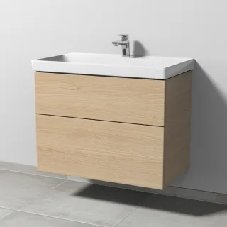 Sanipa 3way Waschtischunterbau zu Villeroy & Boch Avento Waschtisch mit 2 Auszügen, Eiche-Nordic SM62348