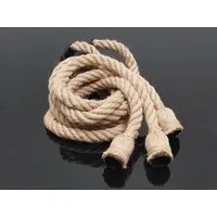 COFI 1453 LED-Hängeleuchte LED Line Jute Pendelleuchtenhalter 1,5 Meter 10cm 3x E27 Fassung