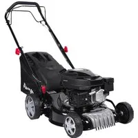 BRAST Benzinrasenmäher Radantrieb mit Antrieb 3,0kW (4,1PS), 41 cm Schnittbreite, TÜV geprüft, 4 Takt OHV Motor, 40L Fangkorb