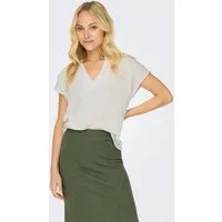JDY Shirtbluse JDYTHEIS LION LIFE S/S TOP WVN weiche Musselin Baumwolle