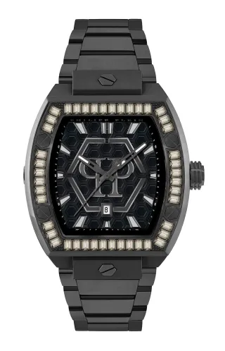 Philipp Plein Hexagon Phantom Schwarz Herren Armbanduhr PWPUA1125