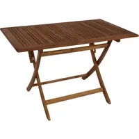 DEGAMO Gartentisch MARACANA 120x70cm, Akazie geölt (1-St), Klappbar