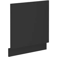 Küchen-Preisbombe Frontblende für integrierten Geschirrspüler 60 cm Küche SIENA Schwarz (Frontblende Geschirrspüler 60 cm integriert, 1 St), Modern