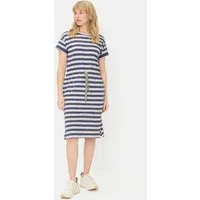camel active Shirtkleid mit Tunnelzug Kurzarm