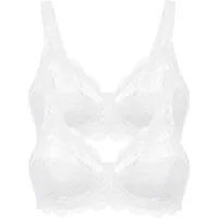 Susa Bügelloser BH Latina (2er Pack) zarte Spitze, atmungsaktiv, elastisch, bequem, BH-Set