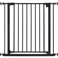 Woltu Treppenschutzgitter (1 St), 75-87 cm, Auto-Close, 90° Stop, 2 Riegel