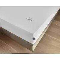 Sansibar Sylt Spannbettlaken Spannbettlaken "Sansibar Jersey Bettlaken“ Premium Qualität, Gummizug: rundum, mit hochwertigem Sansibar Logo-Druck, Fähnchen am Steg, Rundumgummizug