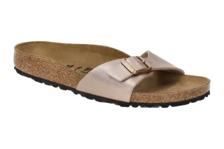 Birkenstock Damen Pantoletten 1023927 BS Madrid rose-copper Fu?bett mit Micro...