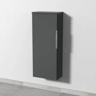 Sanipa 3way Mittelschrank mit 1 Tür, Anthrazit-Matt, UM16822 UM16822