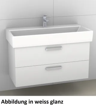 Artiqua 414 Waschtischunterschrank für Memento 5133A1, 5133A2, 5133A3 Sangallo Grau quer, 414-WU2L-V 414-WU2L-V28-7152-432