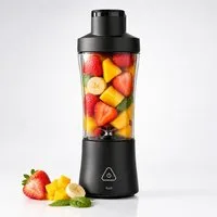 Goldstern-Tech Akku-Stabmixer Tragbarer Proteinshake Mini-Mixer mit Akku, 240 W, To-Go Smoothie Maker Standmixer 6000 mAh, 650 ml, 6 Klingen