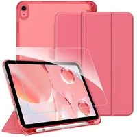 Fintie Tablet-Hülle für iPad 11 Generation 11'' 2025 (A16), iPad 10 Generation 10.9'' 2022, mit Schutzfolie-ultradünne transparente Rückseite Case mit Stifthalter