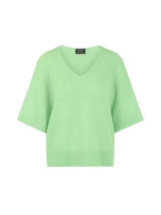 Marc Cain Sports - Kurzarm-Pullover Knitted in Germany patina green - Gr. - 42