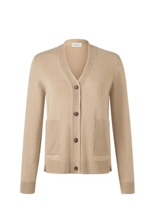 MAERZ Muenchen - Strickjacke 1/1 Arm beach brown